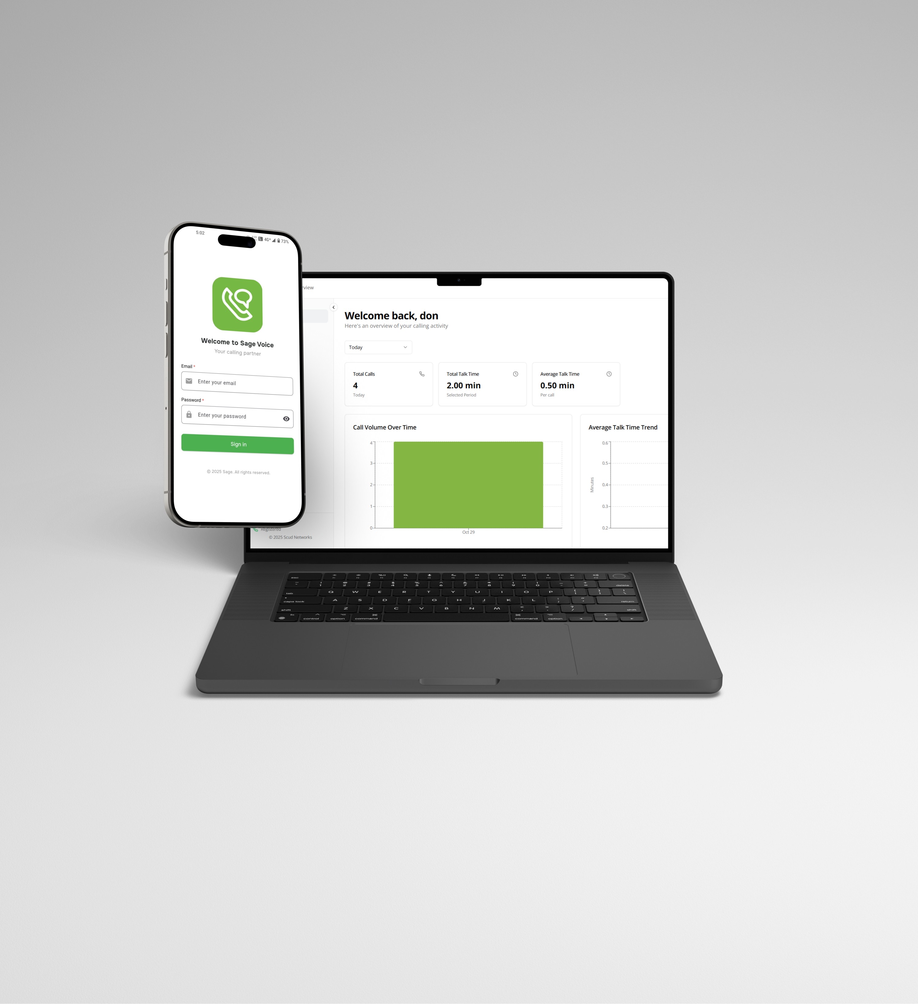 Sage Product Mockup